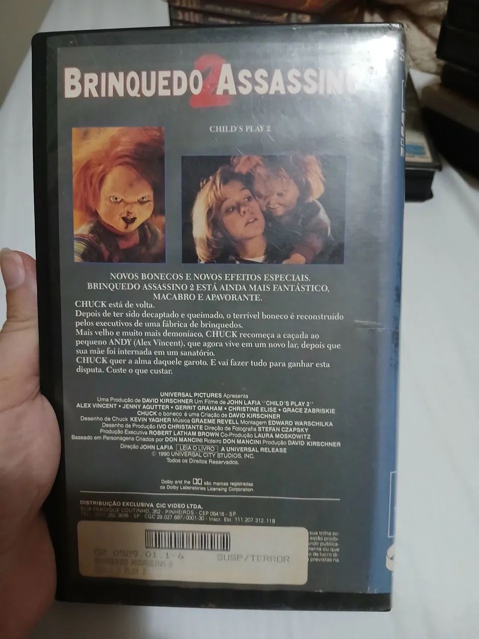 Vhs brinquedo assassino 2 chucky terror - Foto 2