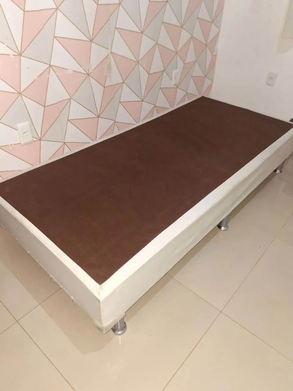 Cama solteiro usada Ortobom
