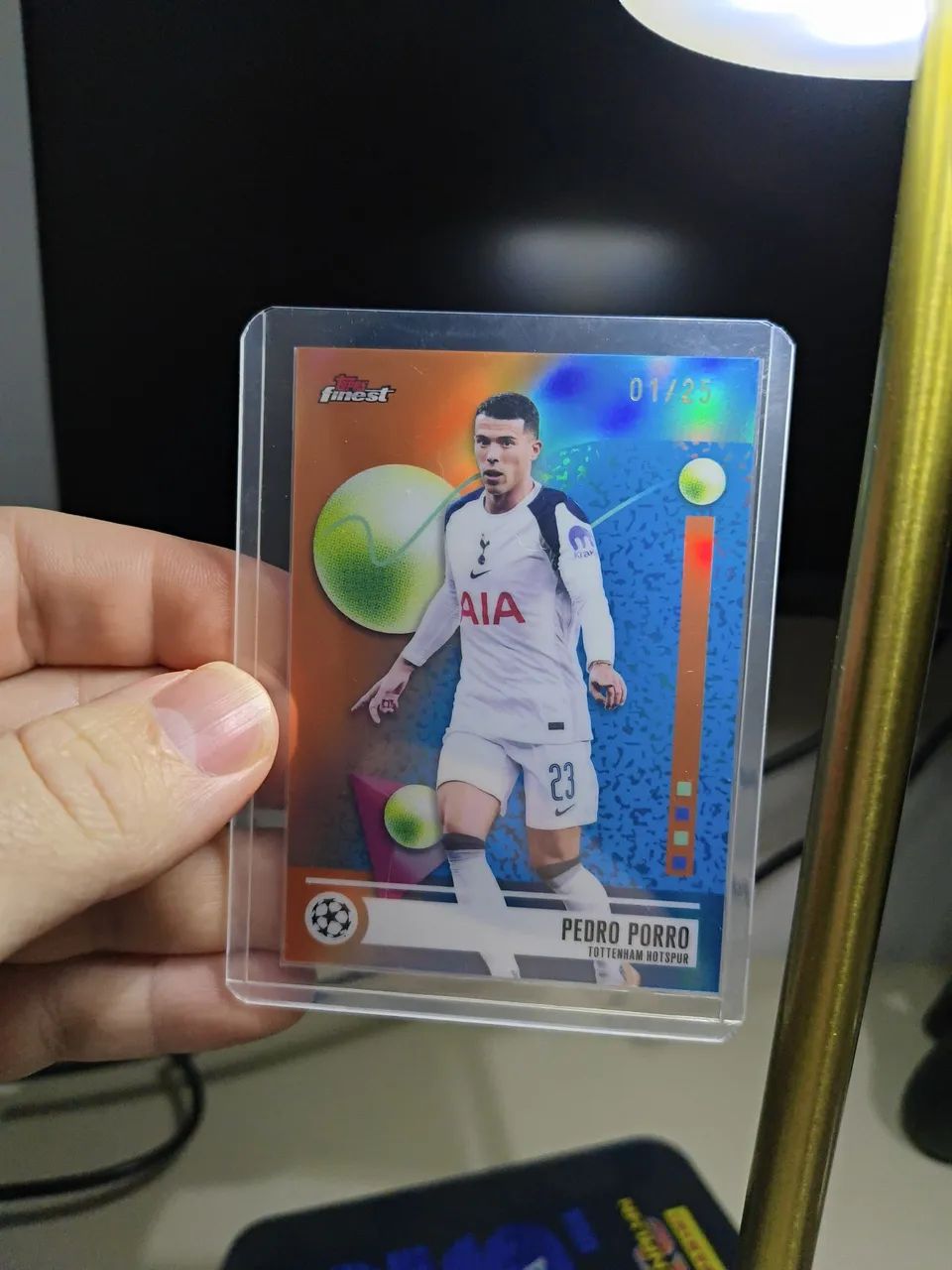 Card Pedro Porro numerada 1/25