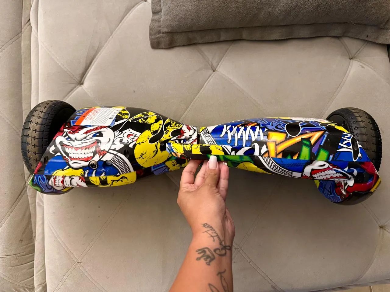 Hoverboard skate elétrico 6,5 polegadas  - Foto 4