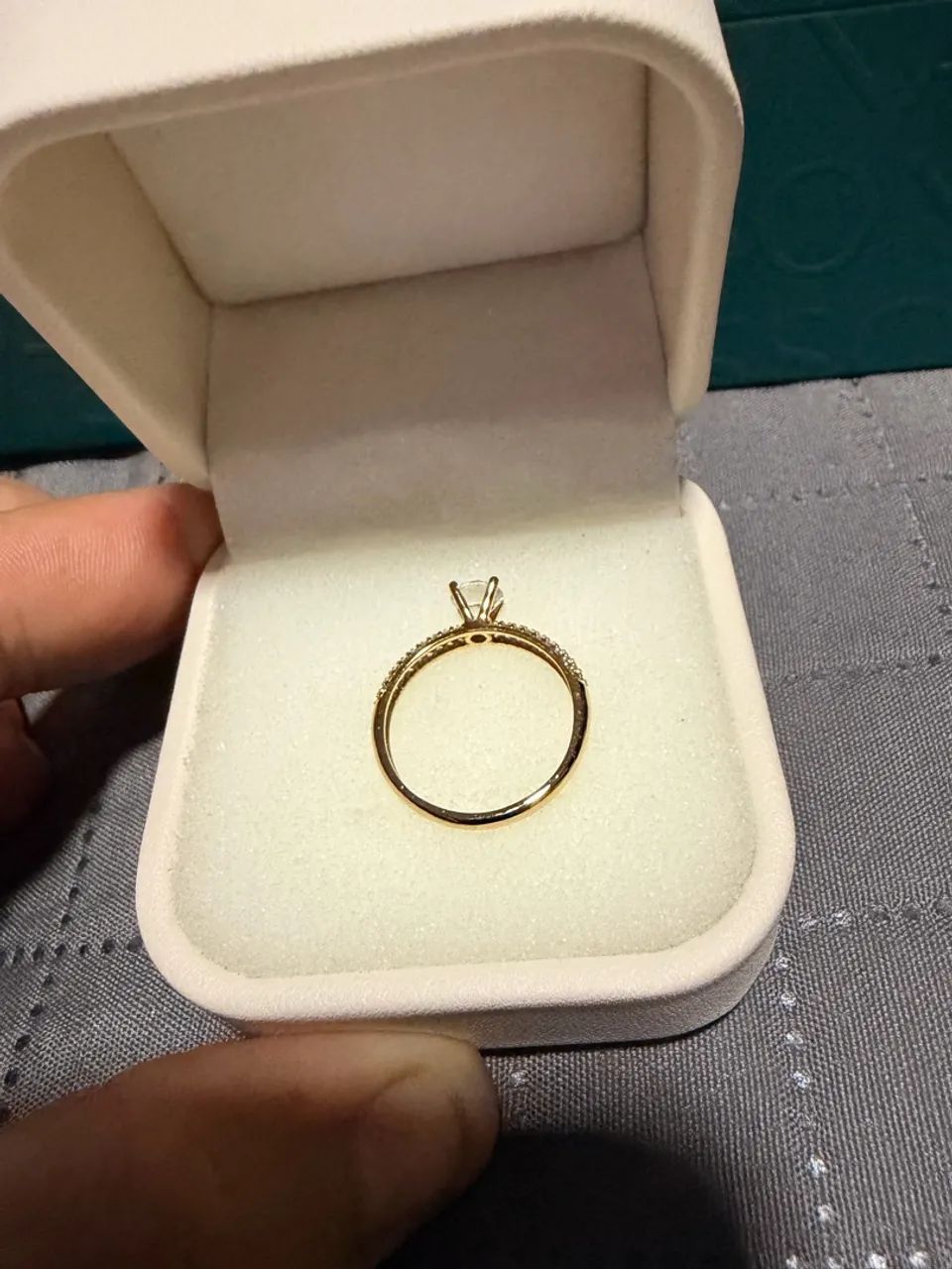 Anel / aparador  de ouro 18  - Foto 2