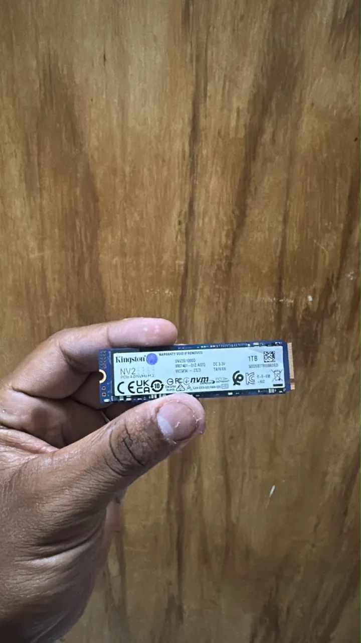 NVME 1 tb KINGSTON 100% funcionando