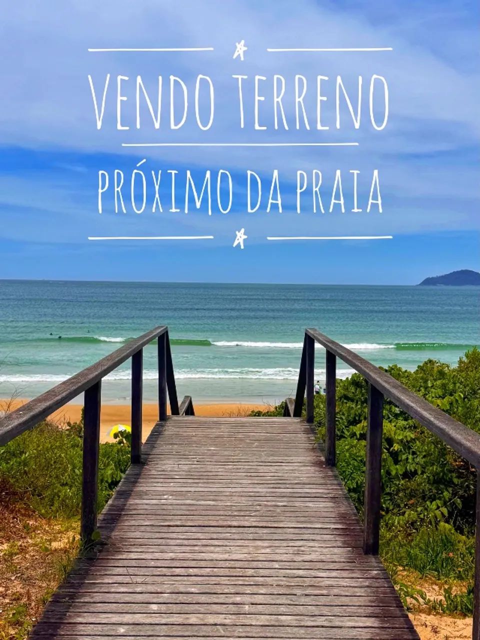 VENDO TERRENO PRÓXIMO À PRAIA DOS AÇORES