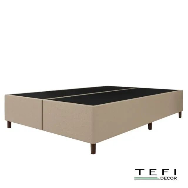 Cama Base Box Casal Caramelo - Foto 2