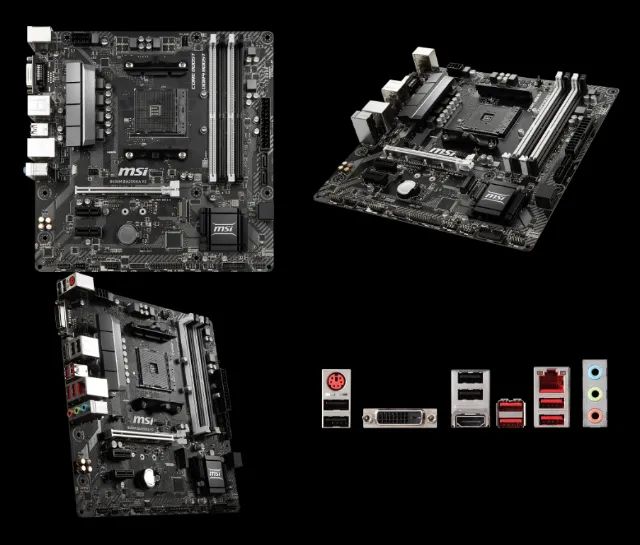 Placa Mãe MSI B450M Bazooka V2 AM4