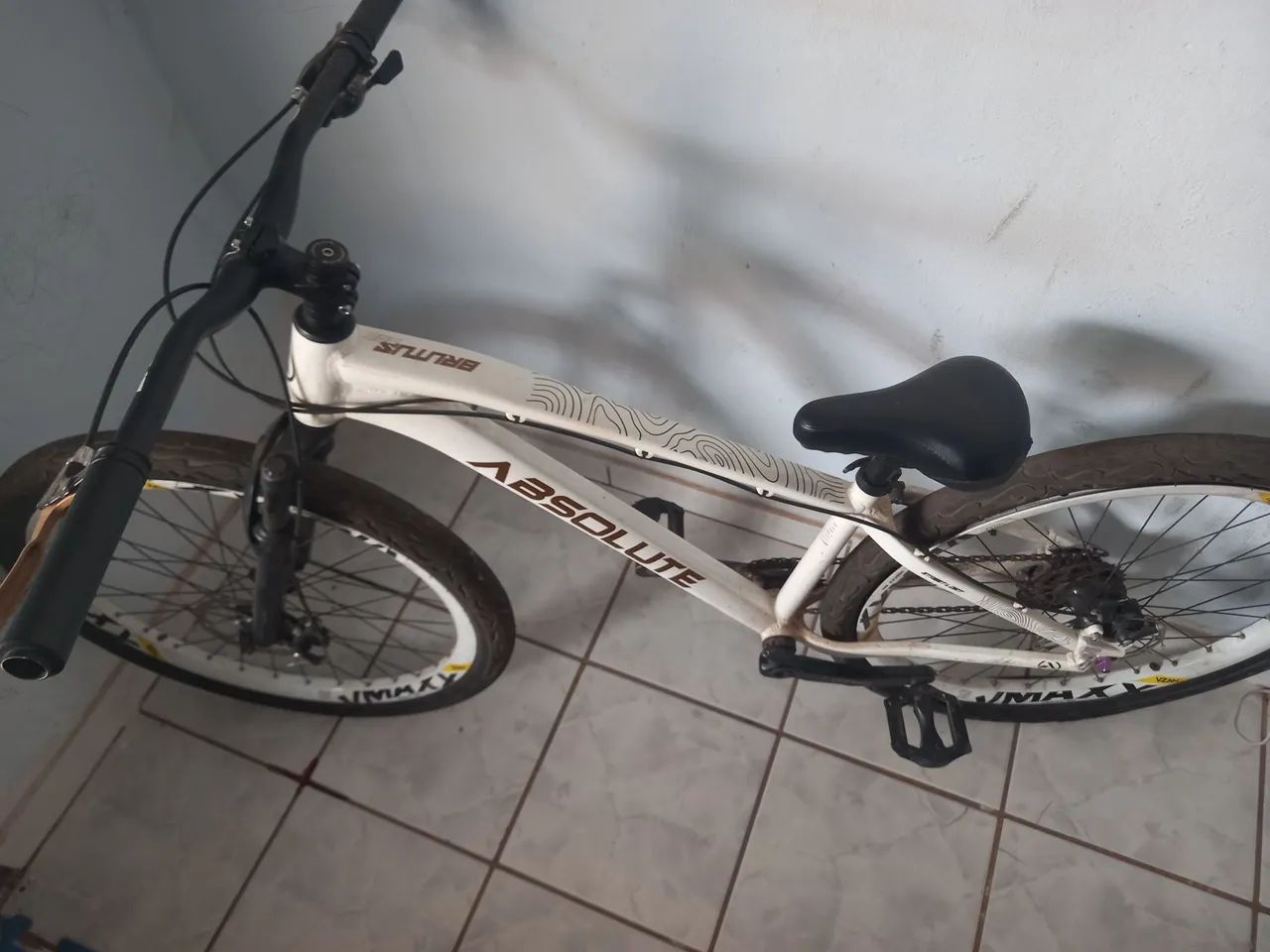 BICICLETA ABSOLUTE BRANCA....aceito proposta - Foto 2