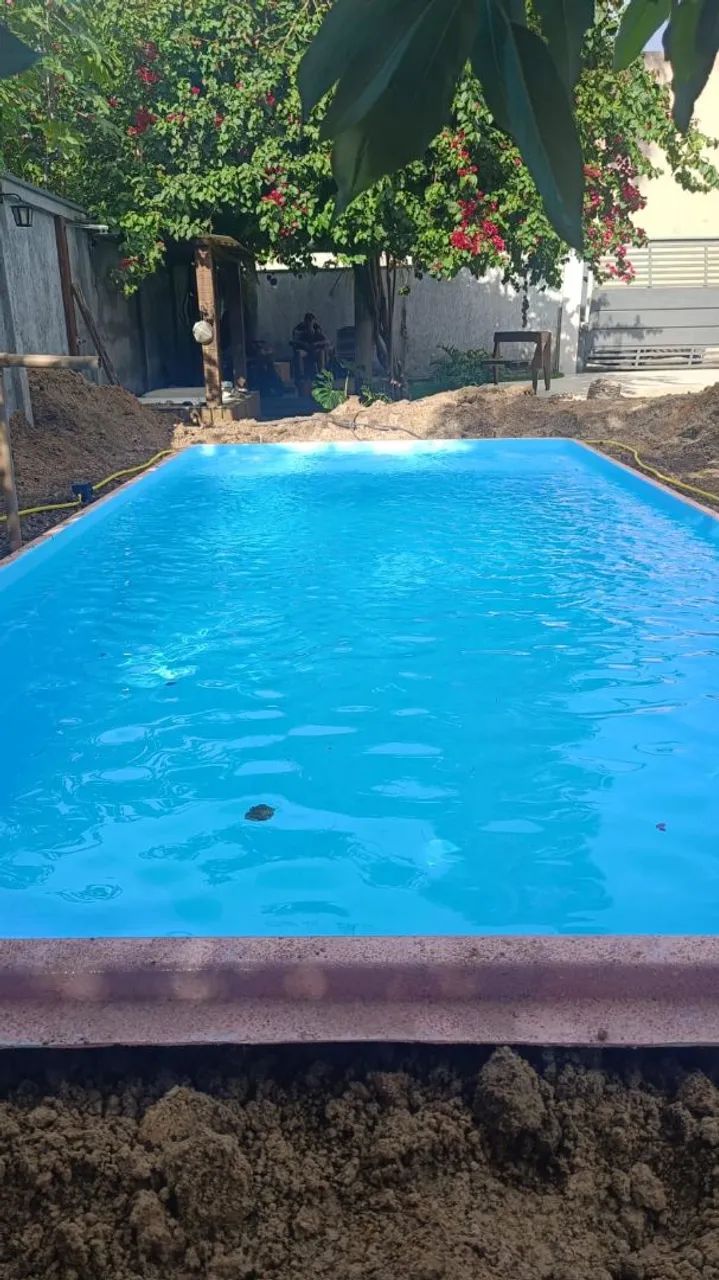 Piscina com 8,40 mts com instalação inclusa 