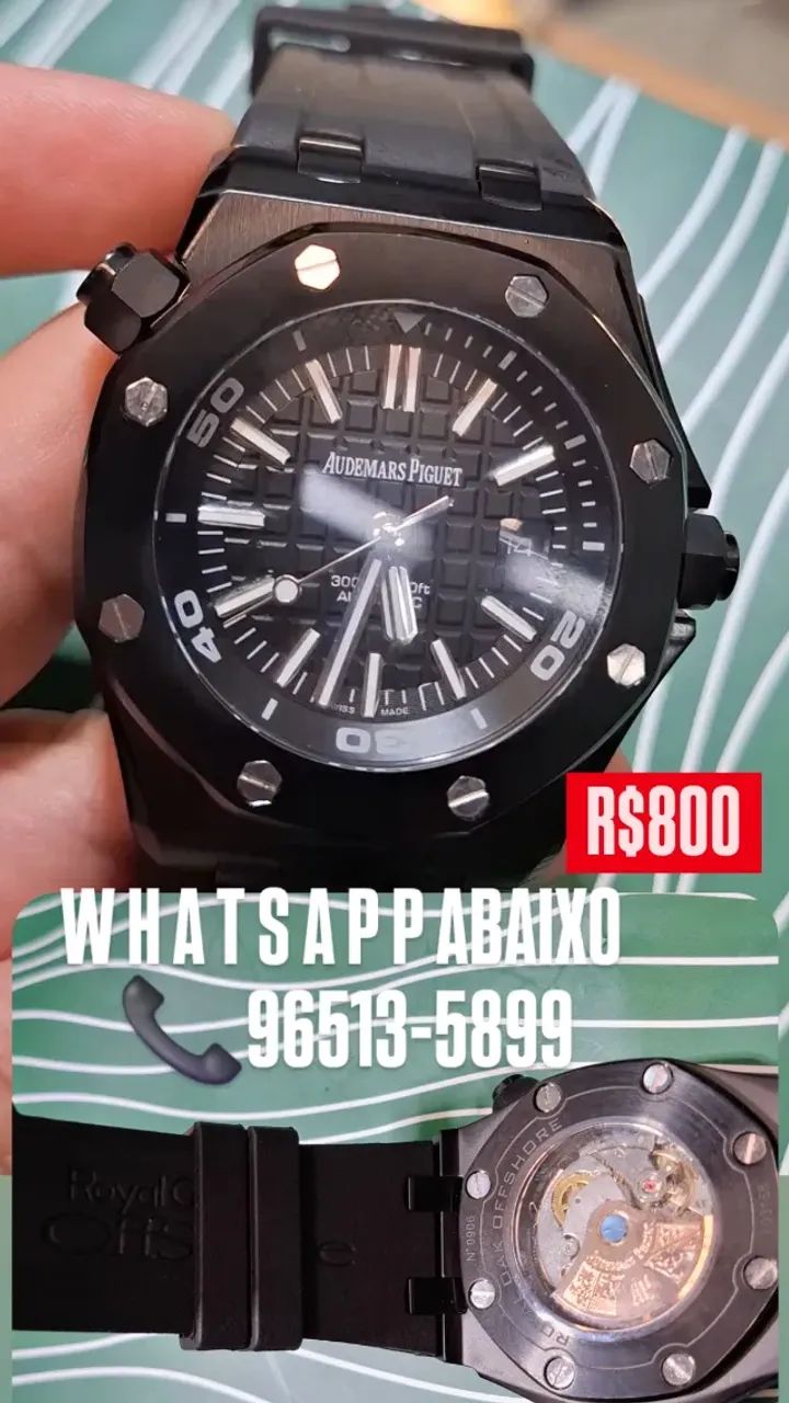 Relógio AUDEMARS PIGUET ROYAL OAK OFFSHORE ALL BLACK  - AUTOMÁTICO 