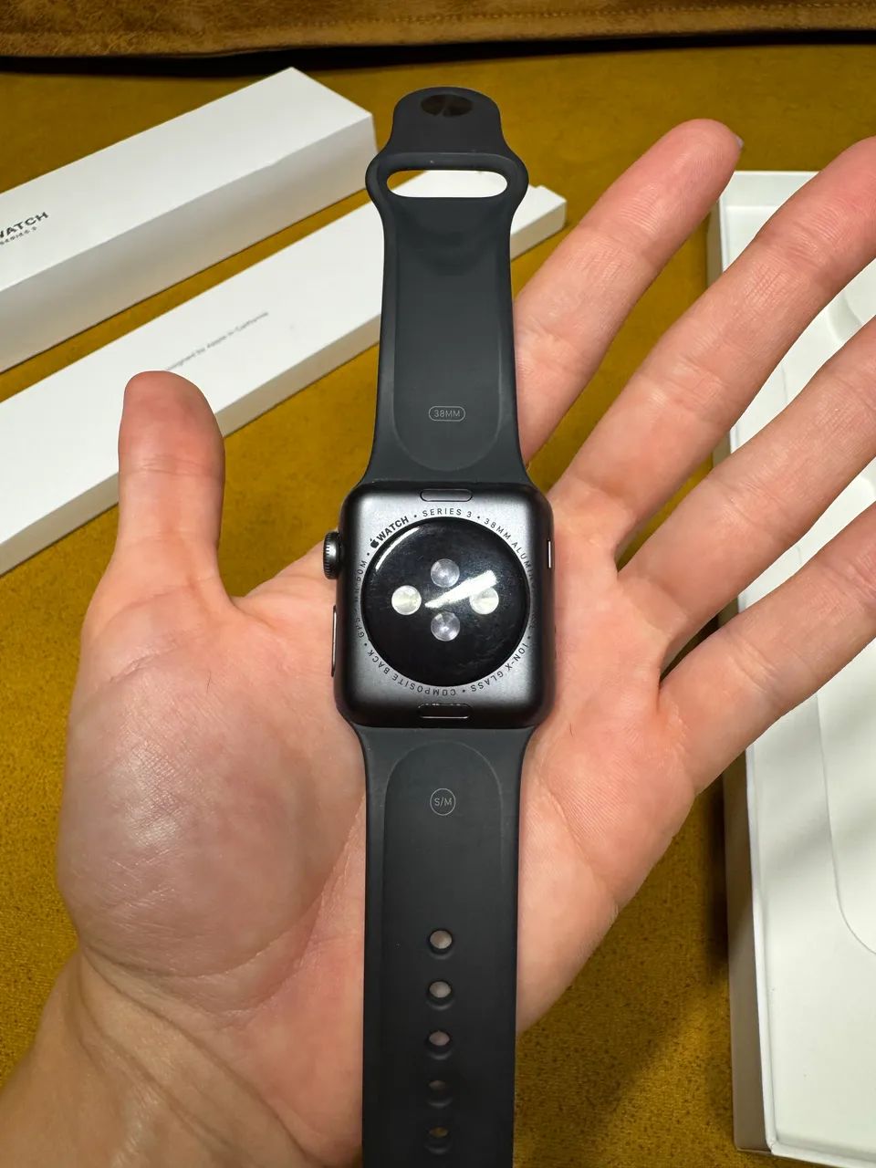 Apple Watch Series 3 GPS 38mm Cinza Espacial + Caixa Original