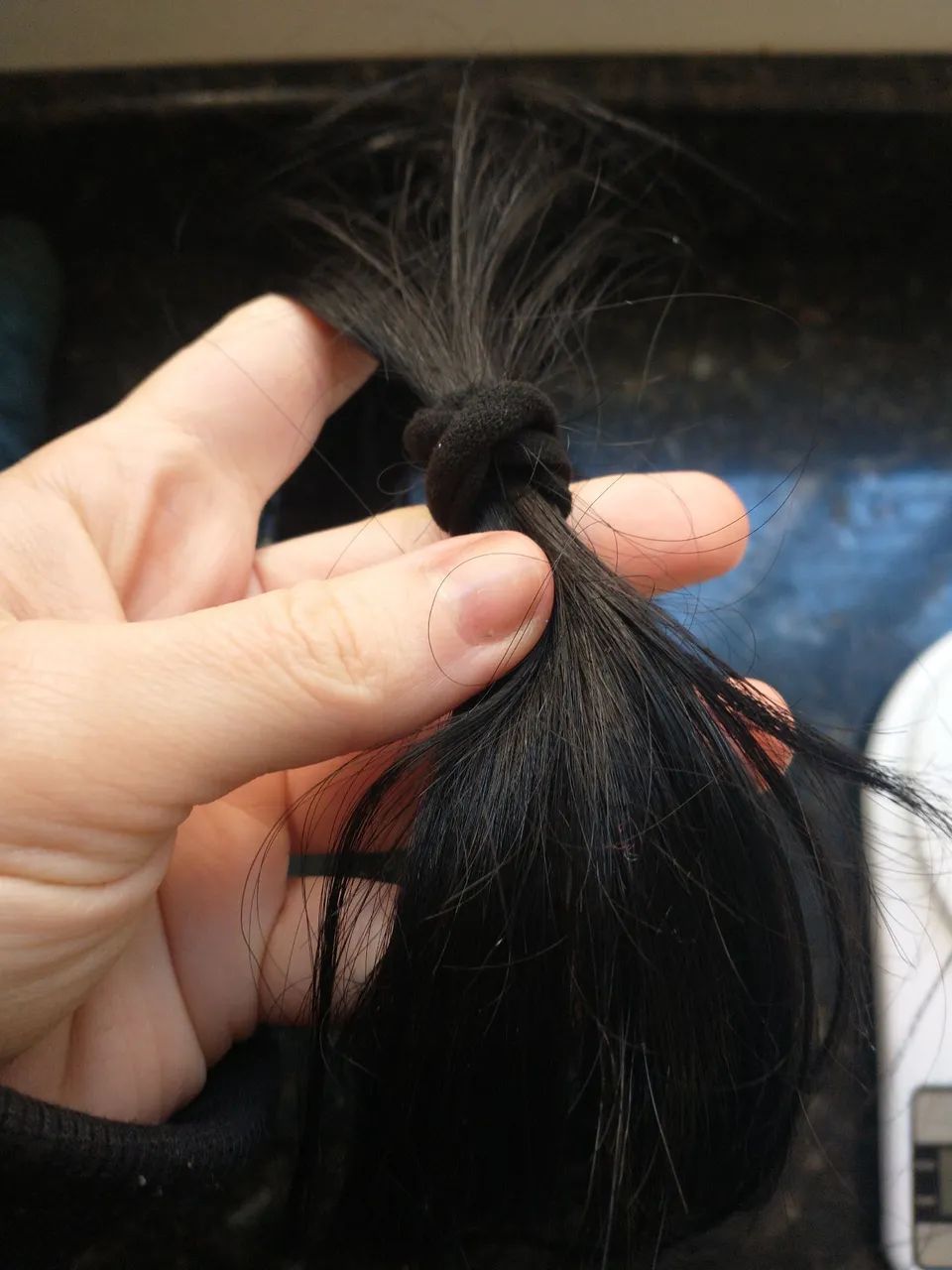 Vendo Mega hair longo preto liso - Foto 4