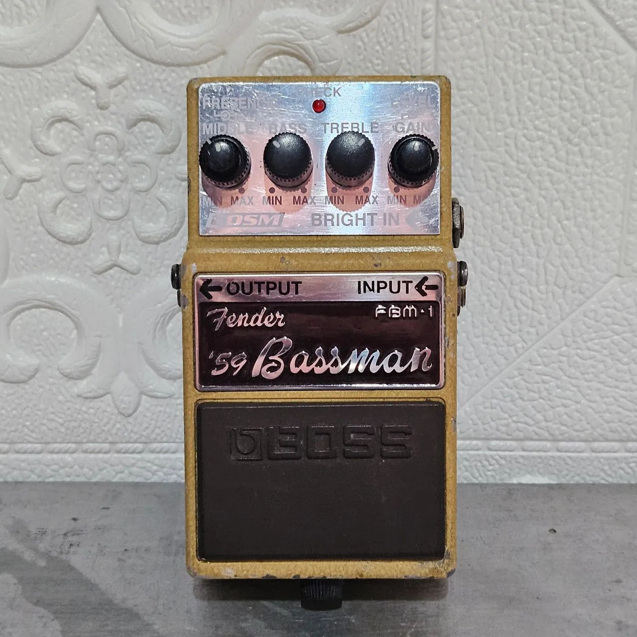 BOSS FBM-1 Fender '59 Bassman 本体のみ Pedal Boss Fbm-1 Fender 59 Bassman - Instrumentos musicais