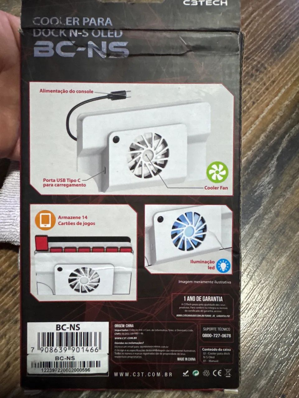 Cooler para Dock Nintendo Oled BC-NS - Foto 2