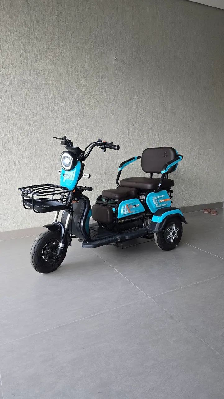 Triciclo Scooter Moto Elétrica  - Foto 2