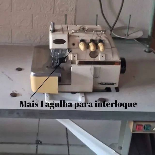 Máquina de costura industrial reta e overloque - Foto 3
