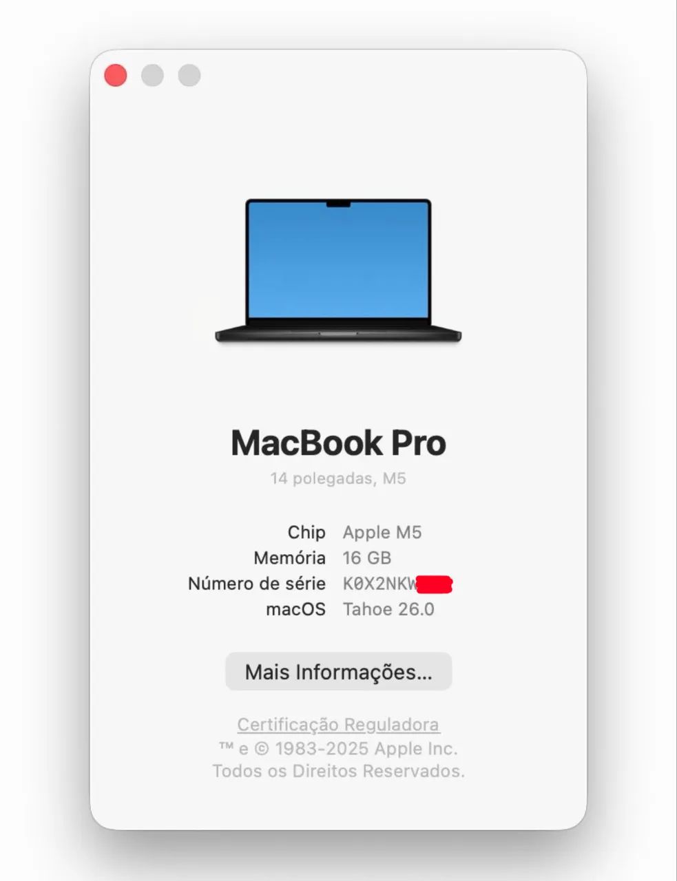 Macbook pro m5 14 polegadas 16gb / 512gb apenas 12 dias de ativação, 2 ciclos ( 16 / 512 ) - Foto 4