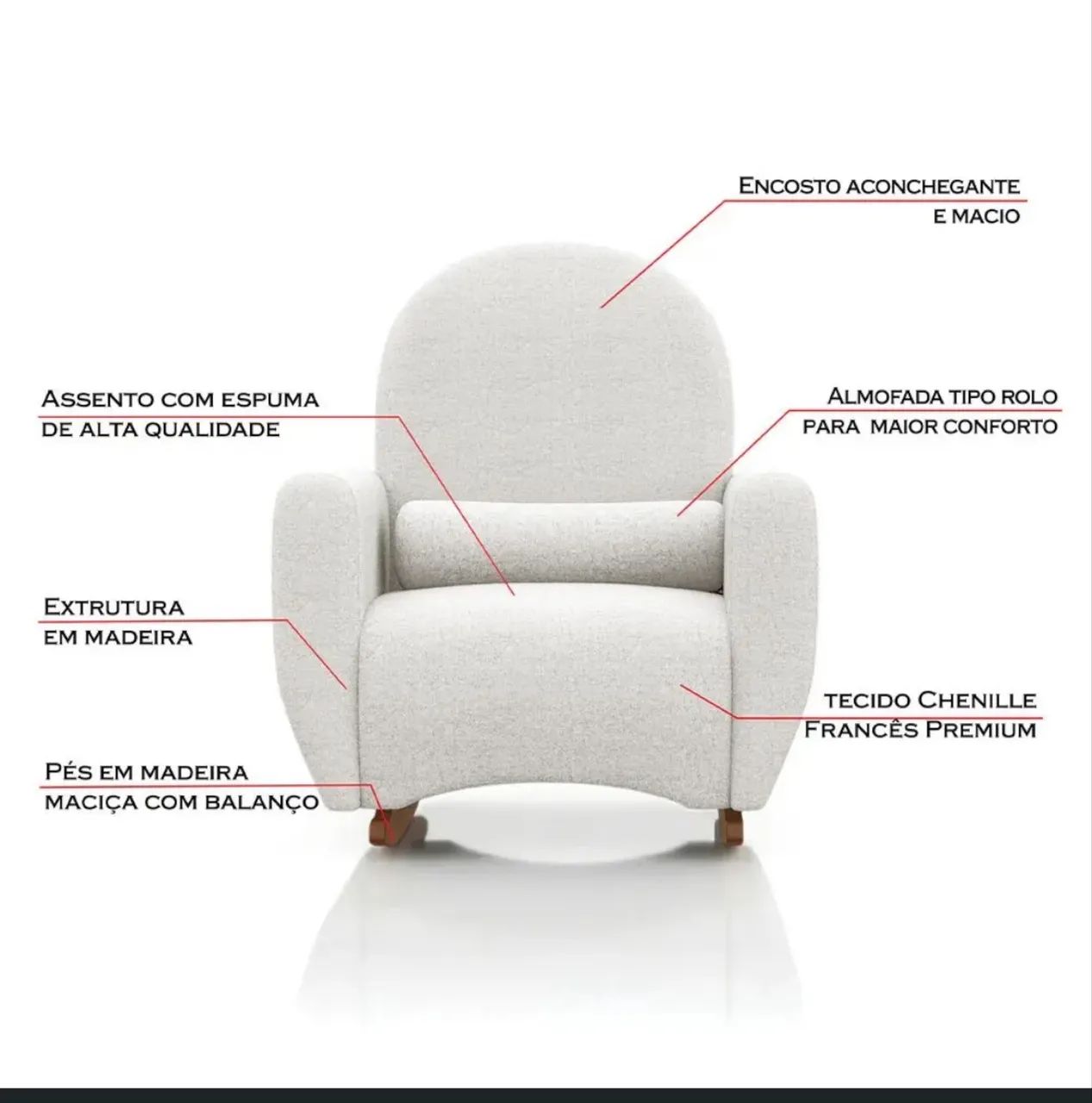 Poltrona de balanço  - Foto 2