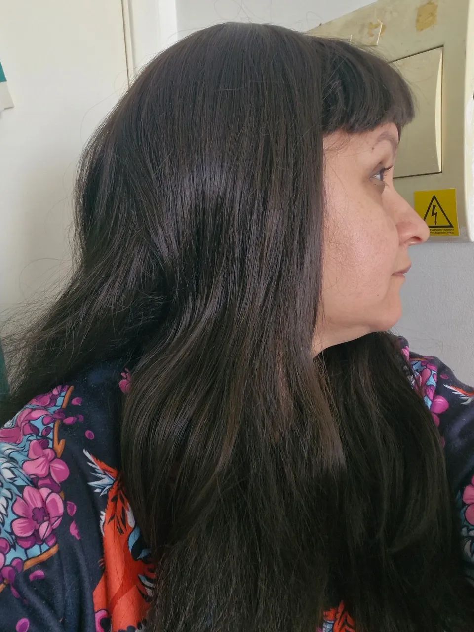 Peruaca lance cabelo longo castanho escuro  - Foto 2