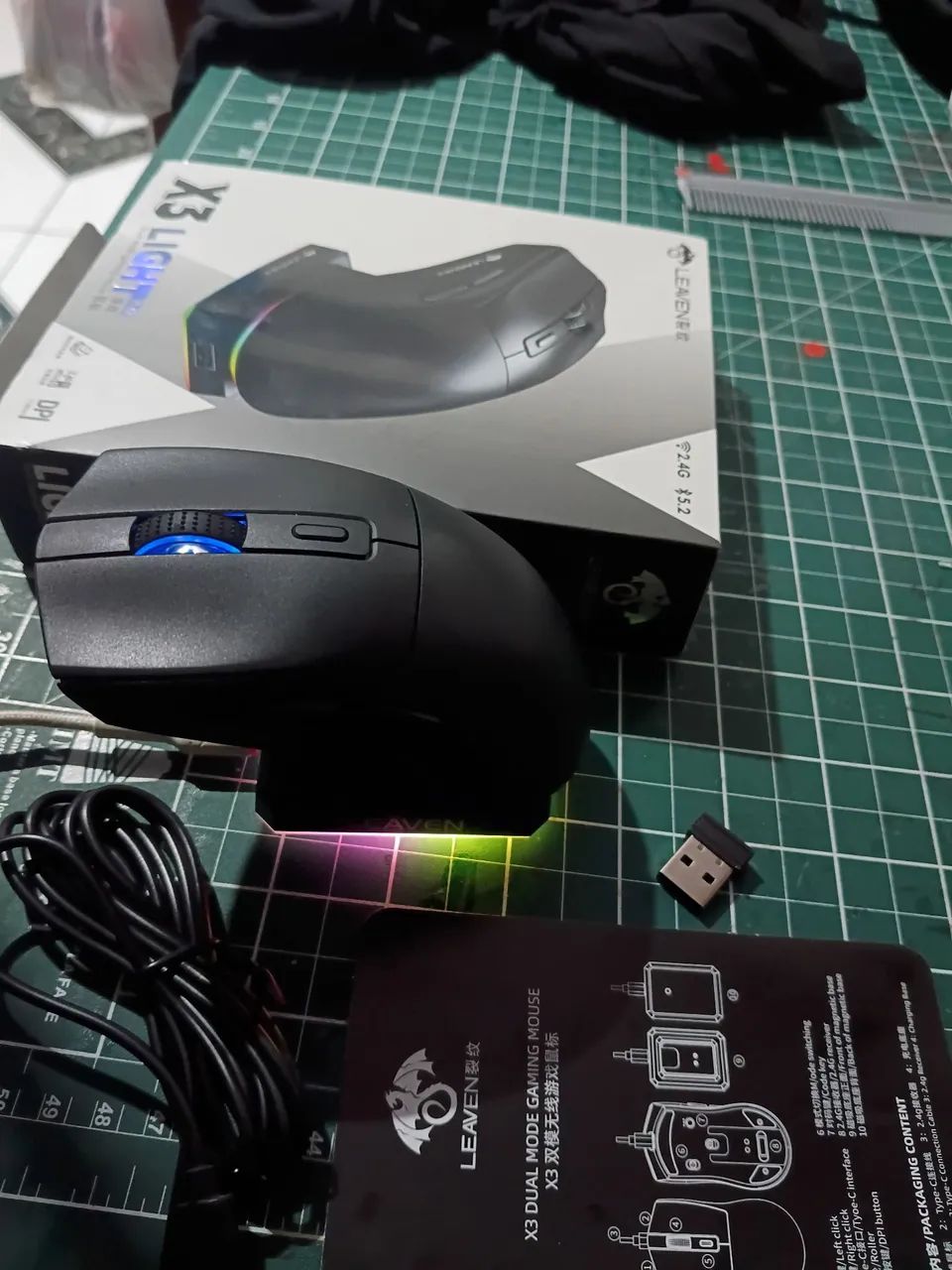 Mouse preto sem fio  - Foto 2