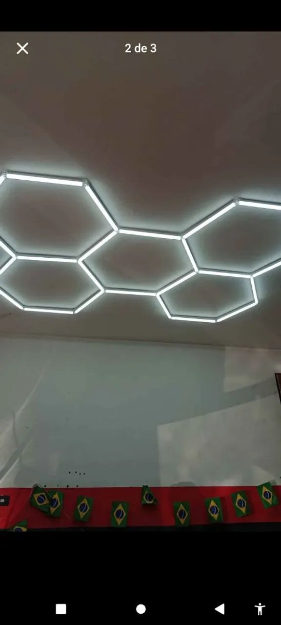 Luminária de led colmeia  - Foto 2