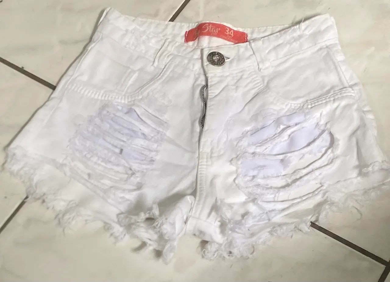 Shorts branco - TAM 34