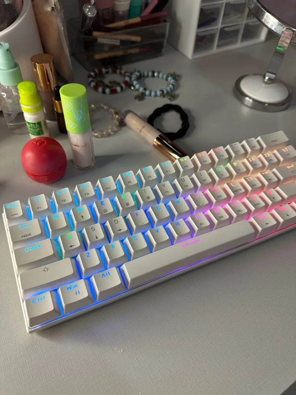 Teclado Mecanico Motospeed Ck62 Switch Azul ANSI