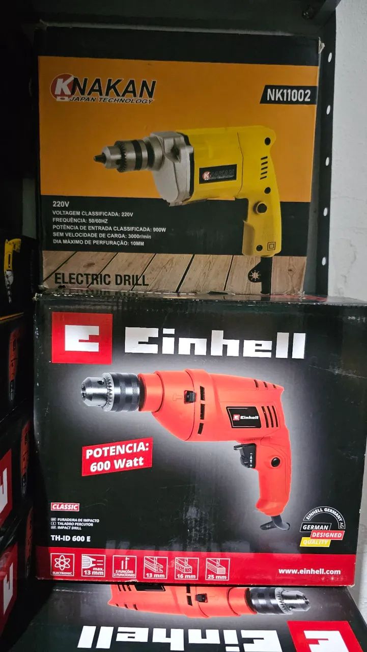 Furadeira parafusadeira novas promoção 