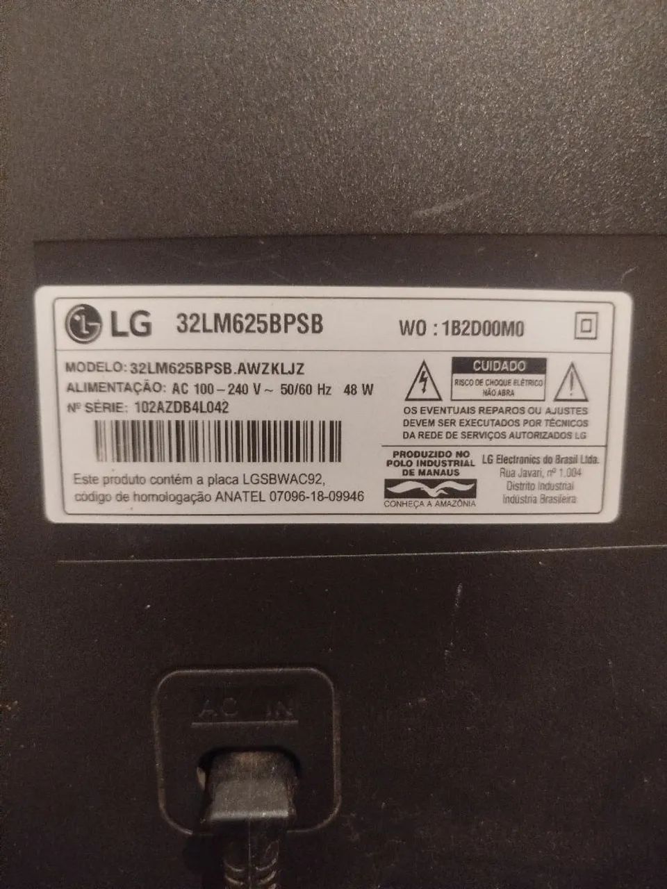 TV32 LG SMART R$:599,00 - Foto 2