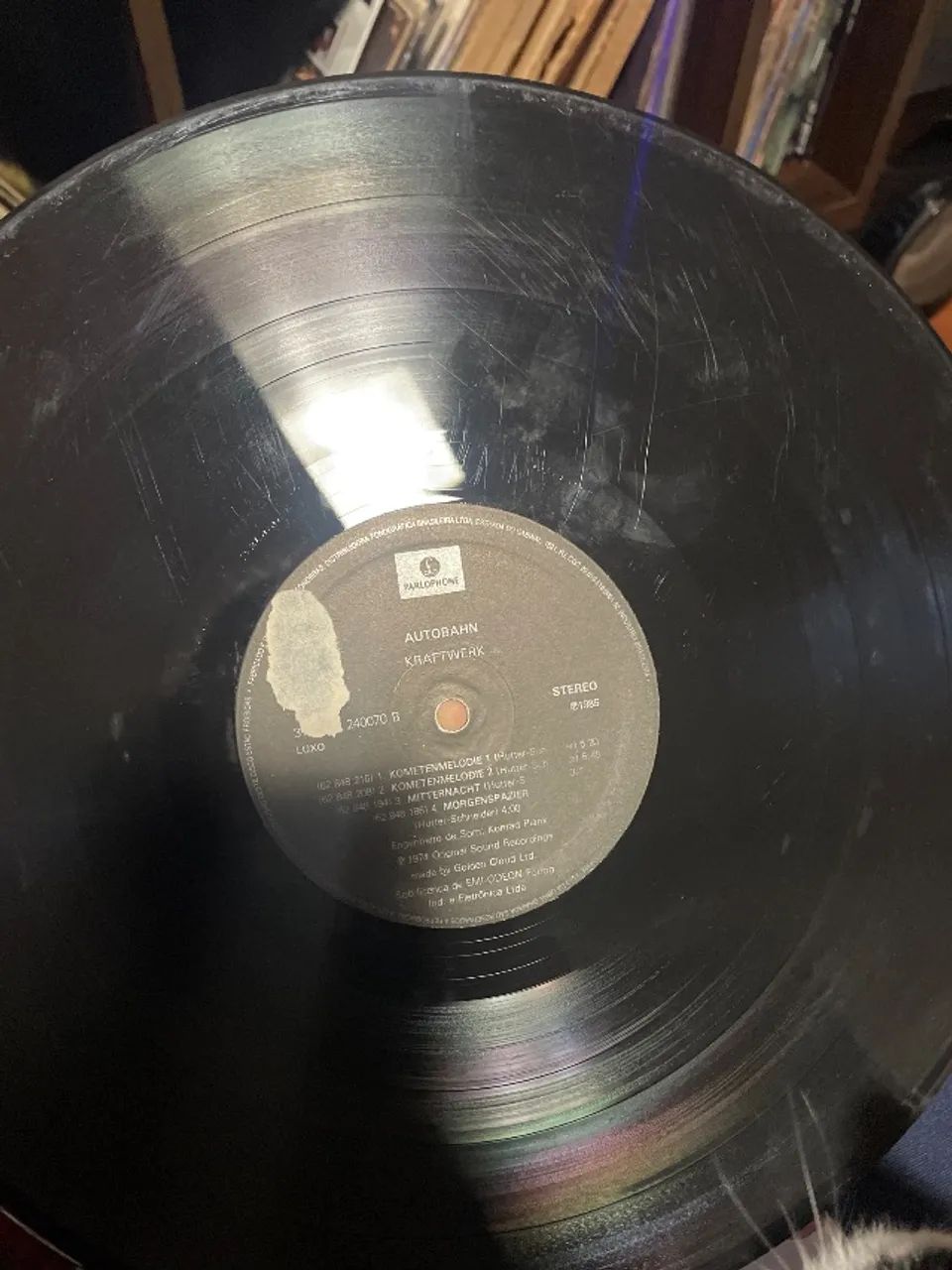 Disco de vinil lp kraftwerk autobahn - Foto 3