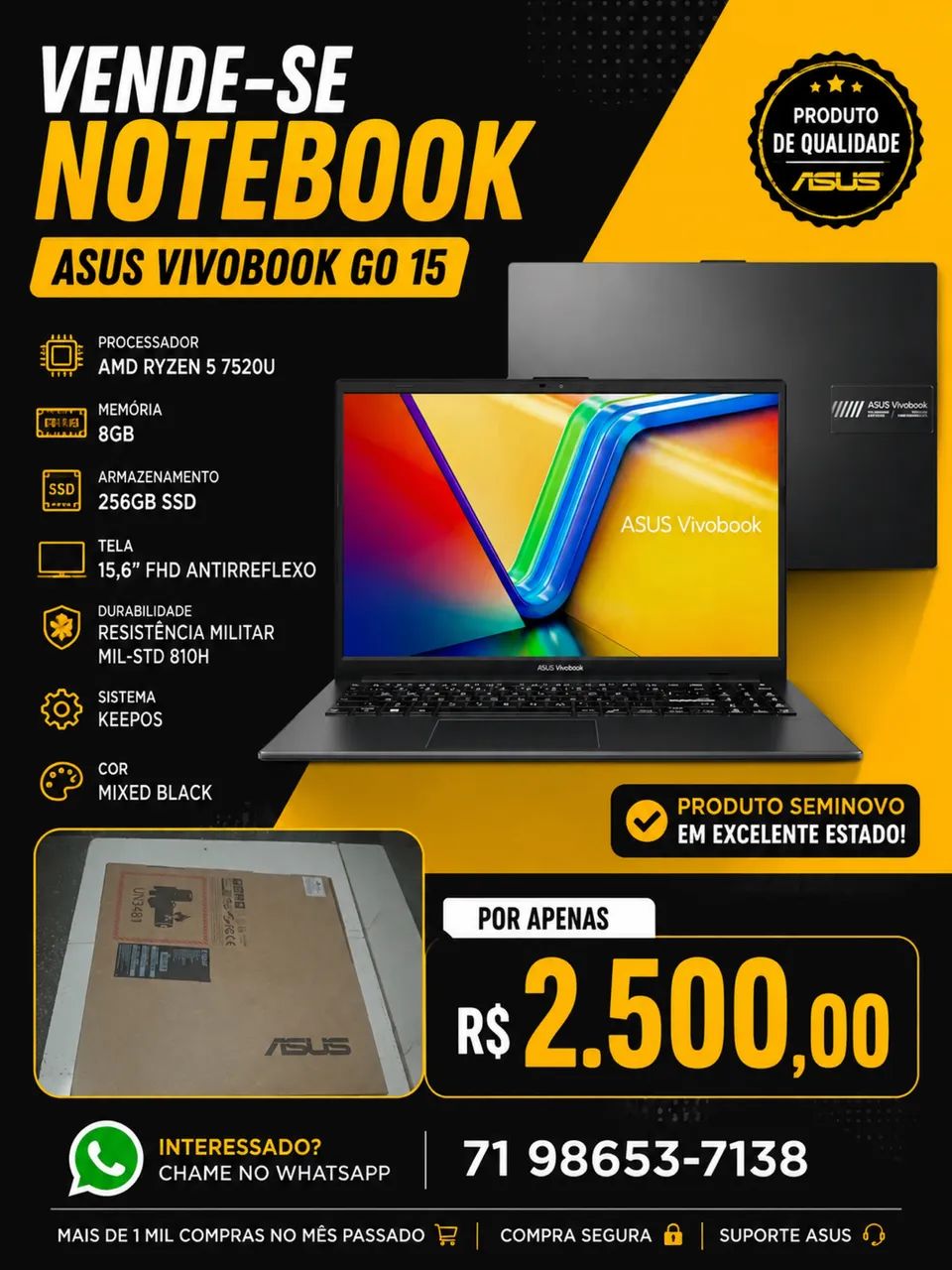 Notebook ASSUS 