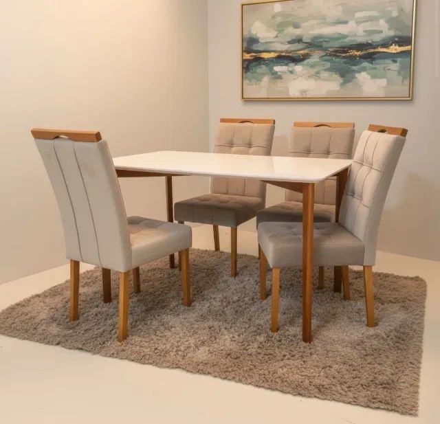 Conjunto de Jantar Capri 4 Lugares