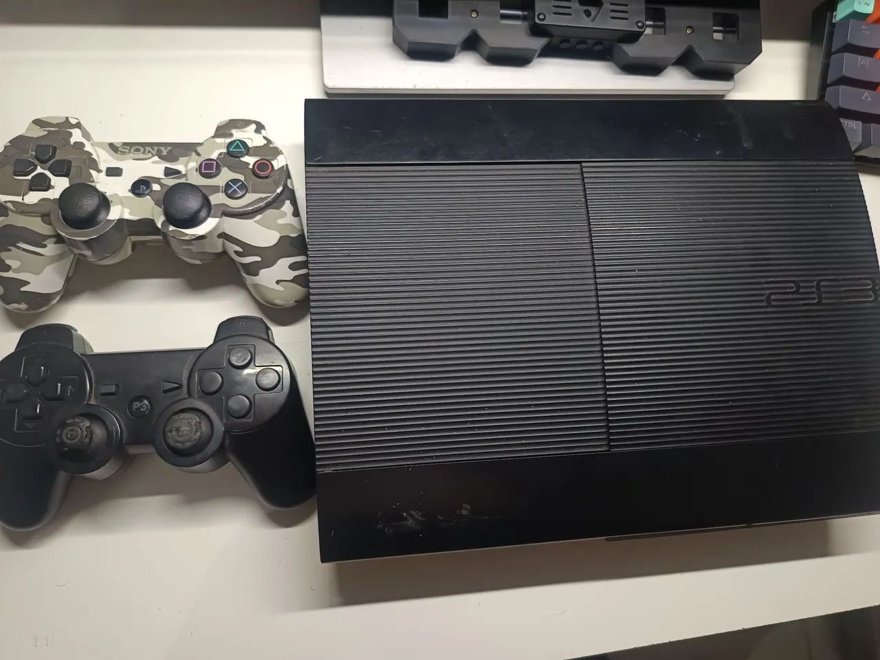PS3 com 2 controles - Foto 2