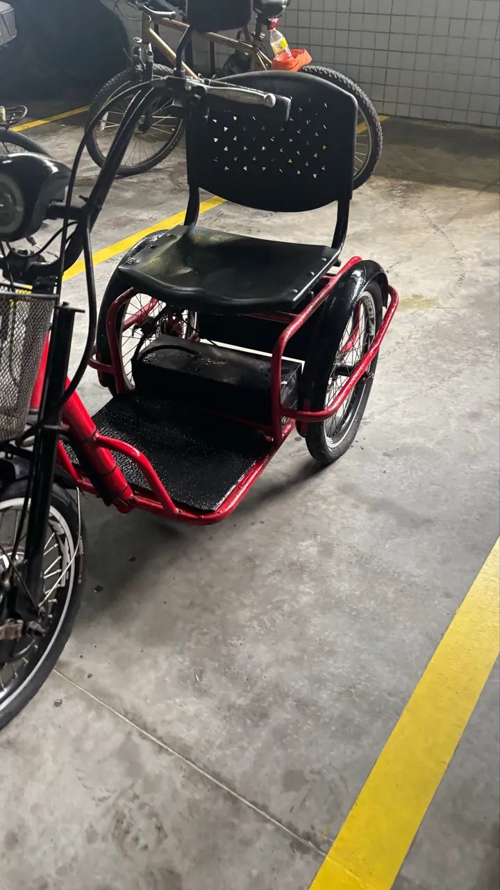 Triciclo elétrico E-Duos 48v *bateria com problemas * - Foto 4