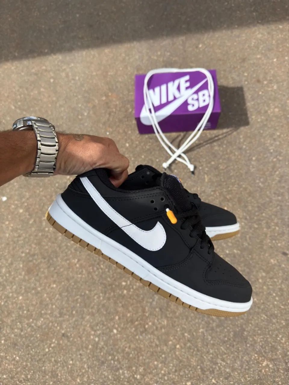 Tênis Nike Sb Dunk Linha Prime Black Gum Masculino