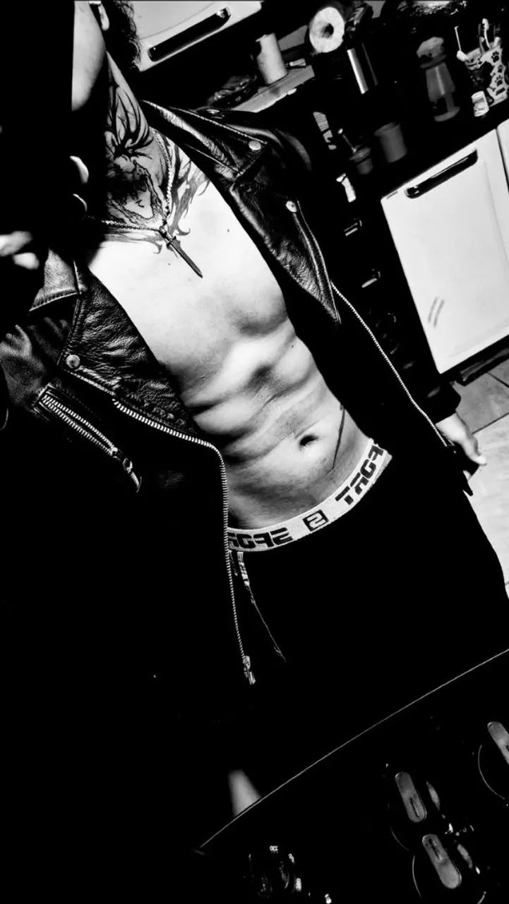 Jaqueta de couro legítimo modelo preto rock - Foto 3