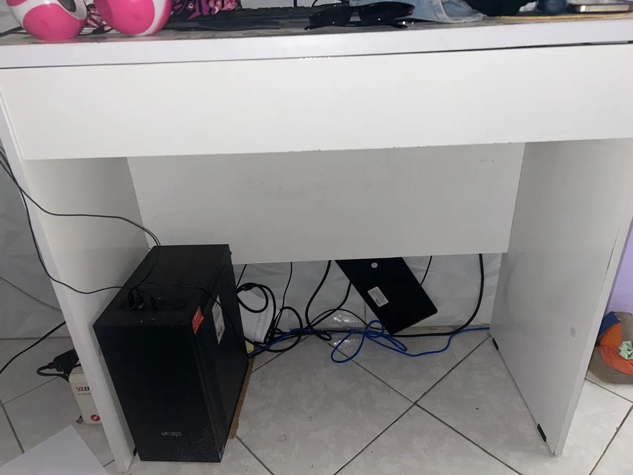 Escrivaninha com gaveta 90cm - Foto 2
