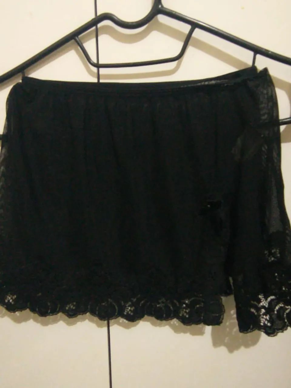 Conjunto lingerie preto número p - Foto 2