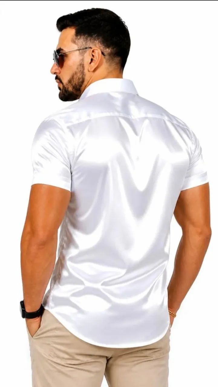 Camisas Acetinada  - Foto 2