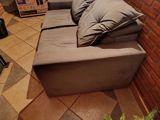 Sofá 2 lugares retrátil 