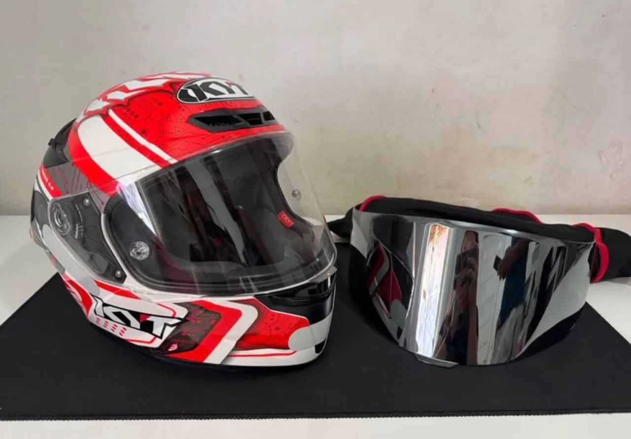 Capacete Kyt TT Course tamanho 58 - Foto 2