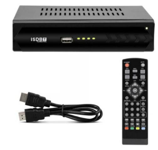 Conversor De Tv Digital Sinal Isdb-t Top Box Usb Grava Programação em Pen Driver!