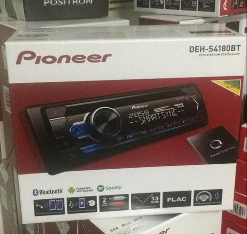 Cd player Pioneer DEH S4180 Bluetooth USB Lancamento 4180bt entregamos 1 ano de garantia - Foto 2