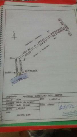 Chácara de 2 hectares em barão de melgaço, nas margem do rio! - Foto 2