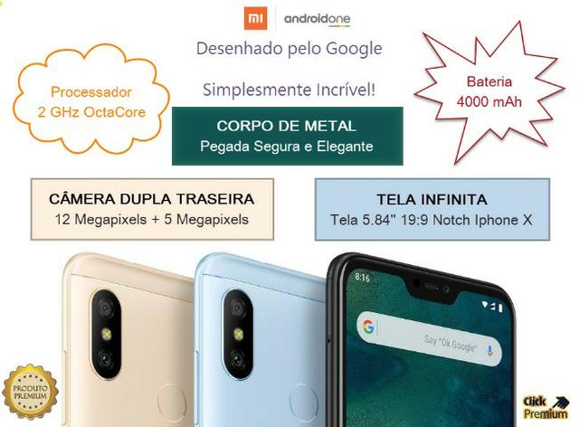 KIT Xiaomi Mi A2 Lite - 32 GB / 3 GB + Fone + Capinha + Película + 7 Brindes - PROMoção - Foto 4