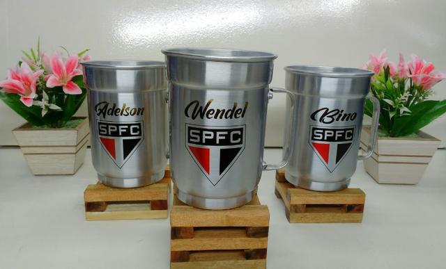 Caneca de chopp de aluminio personalizada com qualquer tema - Foto 6