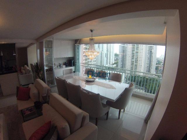 Apartamento com 3 dormitórios à venda, 94 m² por r$ 630.000 - setor bueno - goiânia/go