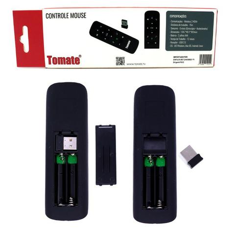 Controle Wireless Mouse MCT-103 Tomate Giroscópio Para Computador Tv Box Smart Tv Android - Foto 4