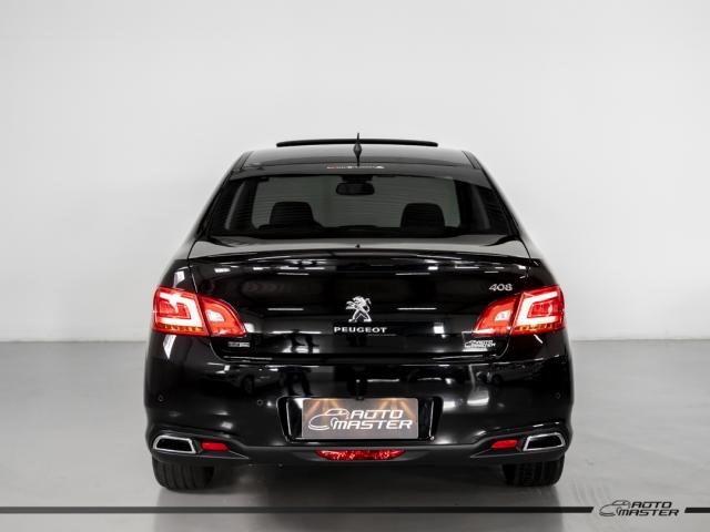 Peugeot 408 Sedan Griffe 1.6 TB Flex 16V 4p Aut. - Preto - 2019 - Foto 4