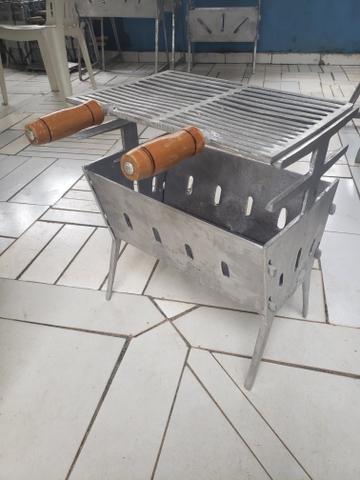 Churrasqueiras de alumínio desmontável