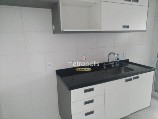 Apartamento com 2 dormitórios para alugar, 69 m² por r$ 2.500/mês - cerâmica - são caetano - Foto 9