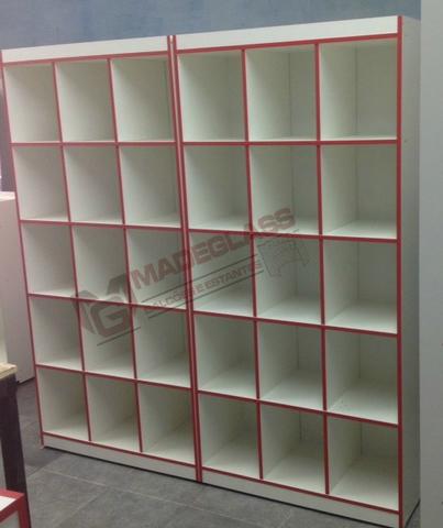 Kit c/ 2 Estante Armario Colmeia em 12x sem juros no cartão de crédito